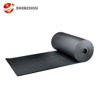 Black closed cell rubber insulation foam sheet and panels fireproof materials