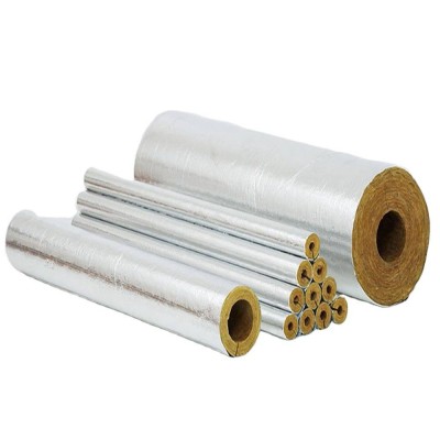 Density 120kg  rock wool pipe insulation